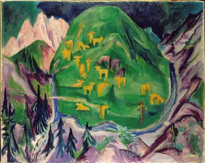 Field of Livestock by Ernst Ludwig Kirchner